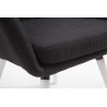 Silla De Visita Florian Negro,Blanco