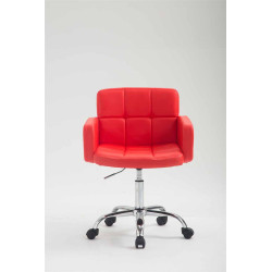 Taburete de Trabajo Los Angeles Rojo