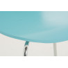 Silla De Comedor Apilable Diego Azul claro