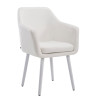 Silla de visita Utrecht Blanco,Blanco (roble)