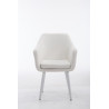 Silla de visita Utrecht Blanco,Blanco (roble)