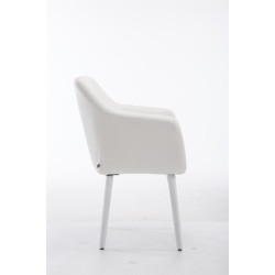 Silla de visita Utrecht Blanco,Blanco (roble)