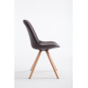 Silla de Comedor Laval Rund Natural,Marrón