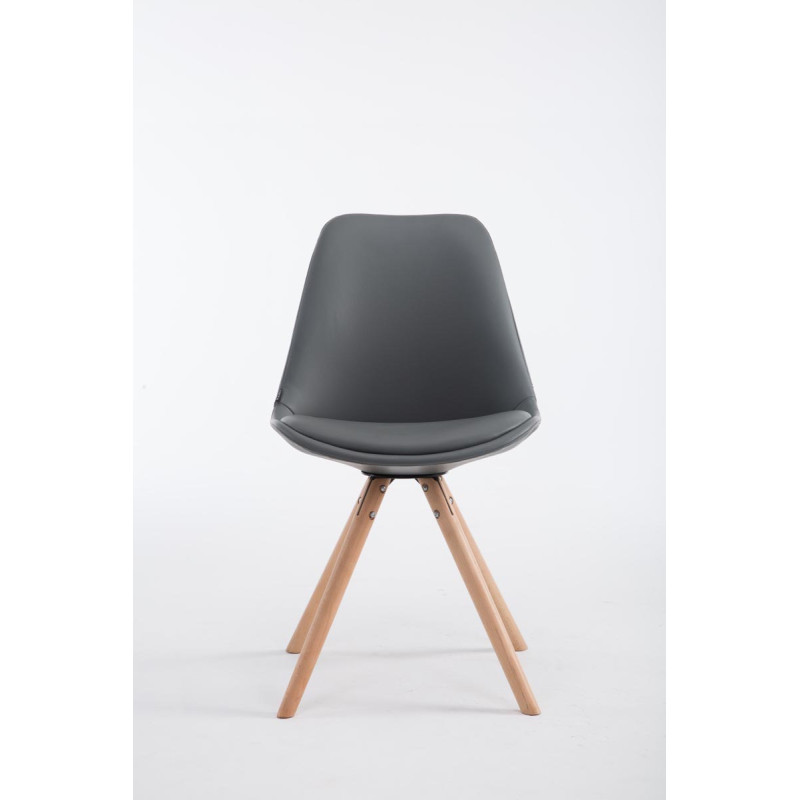 Silla de Comedor Laval Rund Natural,Gris