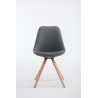 Silla de Comedor Laval Rund Natural,Gris