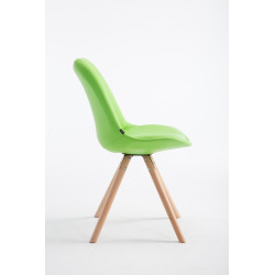 Silla de Comedor Laval Rund Natural,Verde