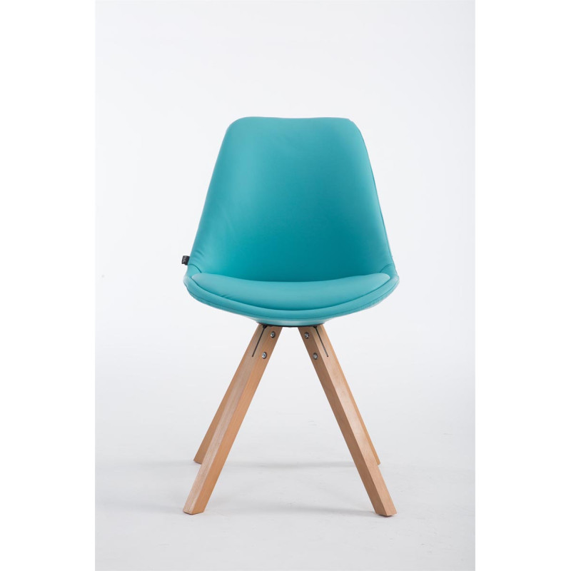 Silla de Comedor Laval Square Natural,Azul