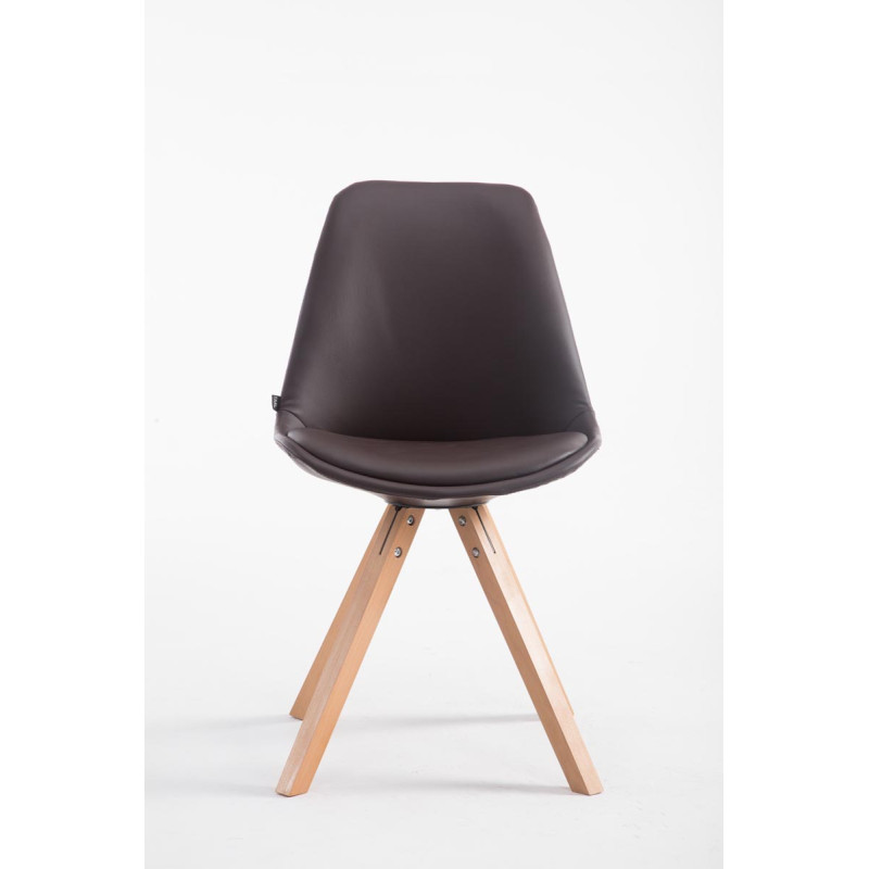 Silla de Comedor Laval Square Natural,Marrón