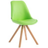 Silla de Comedor Laval Square Natural,Verde