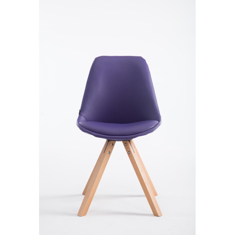 Silla de Comedor Laval Square Natural,Lila