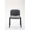 Silla De Conferencia Ken V2 En Tela Gris