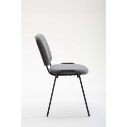 Silla De Conferencia Ken V2 En Tela Gris