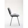 Silla De Conferencia Ken V2 En Tela Gris