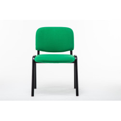 Silla De Conferencia Ken V2 En Tela Verde