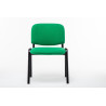 Silla De Conferencia Ken V2 En Tela Verde