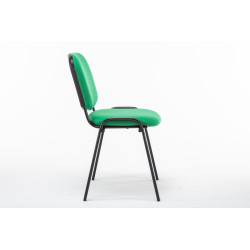 Silla De Conferencia Ken V2 En Tela Verde