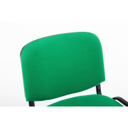 Silla De Conferencia Ken V2 En Tela Verde