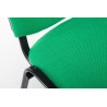 Silla De Conferencia Ken V2 En Tela Verde