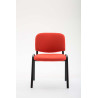 Silla De Conferencia Ken V2 En Tela Rojo