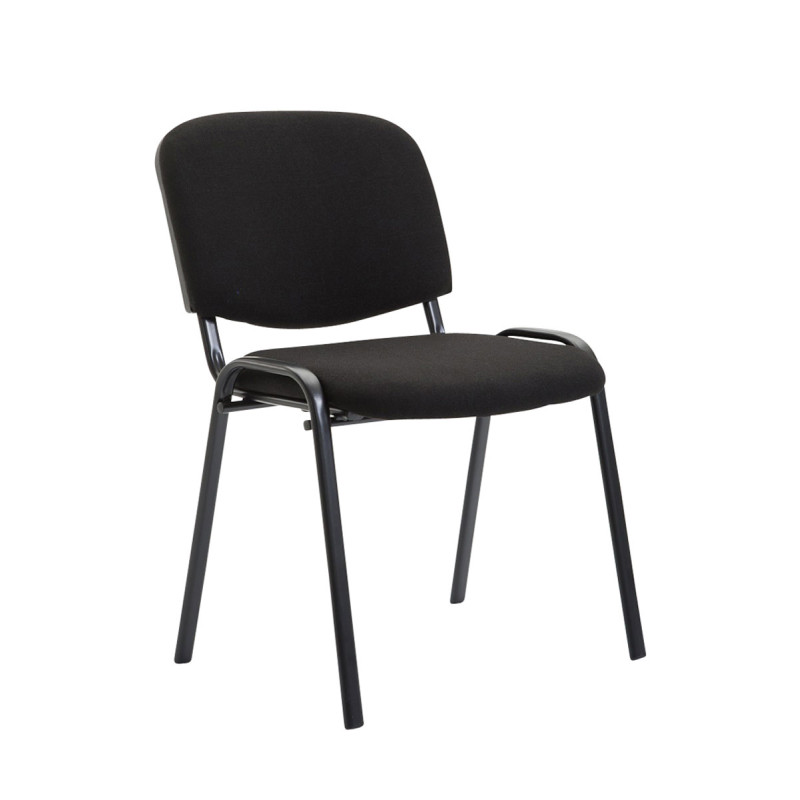 Silla De Conferencia Ken V2 En Tela Negro
