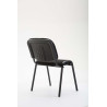 Silla De Conferencia Ken V2 En Tela Negro