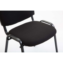 Silla De Conferencia Ken V2 En Tela Negro