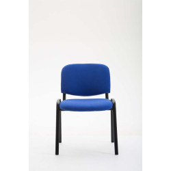 Silla De Conferencia Ken V2 En Tela Azul
