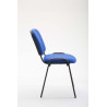 Silla De Conferencia Ken V2 En Tela Azul