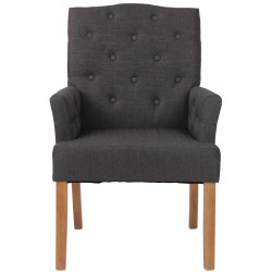 Butaca De Salón Sugar Tapizado En Tela Antiguo claro,Gris oscuro