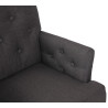 Butaca De Salón Sugar Tapizado En Tela Antiguo claro,Gris oscuro