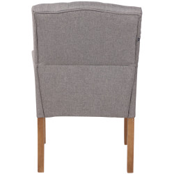 Butaca De Salón Sugar Tapizado En Tela Antiguo claro,Gris