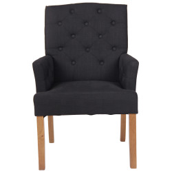 Butaca De Salón Sugar Tapizado En Tela Antiguo claro,Negro