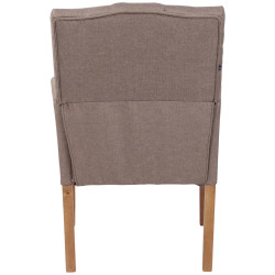 Butaca De Salón Sugar Tapizado En Tela Antiguo claro,Gris topo