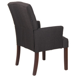 Butaca De Salón Sugar Tapizado En Tela Antiguo,Gris oscuro