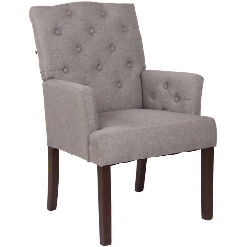 Butaca De Salón Sugar Tapizado En Tela Antiguo,Gris