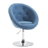 Silla Lounge London V2 en Tela Azul