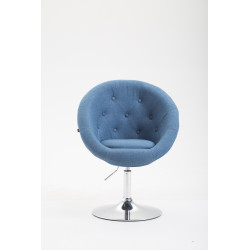 Silla Lounge London V2 en Tela Azul