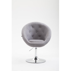 Silla Lounge London V2 en Tela Gris