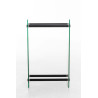 Leñero De Interior Dacio Con Cristal Transparente 35x80x80 cm,Vidrio transparente