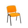 Silla De Conferencia Ken V2 En Tela Naranja