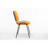 Silla De Conferencia Ken V2 En Tela Naranja