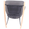 Silla Mecedora Sanka En Tela Gris oscuro