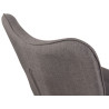 Silla Mecedora Sanka En Tela Gris oscuro