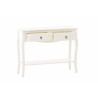 Mesa Consola LIV en Estilo Rústico Blanco