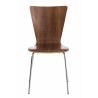 Silla Apilable Aaron Nogal