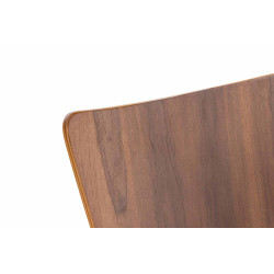 Silla Apilable Aaron Nogal