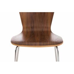 Silla Apilable Aaron Nogal