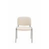 Silla De Conferencia Ken Chrom Crema