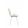 Silla De Conferencia Ken Chrom Crema