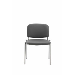Silla De Conferencia Ken Chrom Gris
